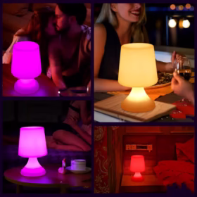 Lampe de table rechargeable ambiance Olivia