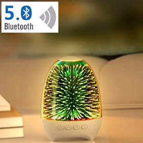 Lampe enceinte bluetooth étoile 3D