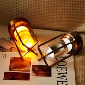 Lampe sans fil rechargeable USB argent Merina