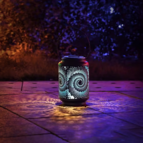 Lampe solaire décoration spirale Eddia