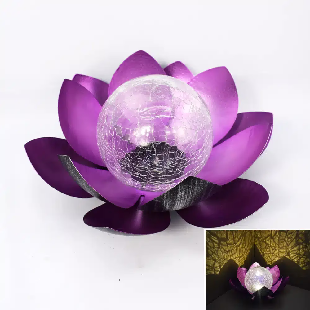 Lampe-solaire-decorative-lotus-grise-violet-1-1.webp Lampe solaire décorative lotus violet – Image 1