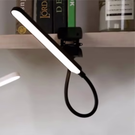 Lampe de bureau rechargeable pince Quava