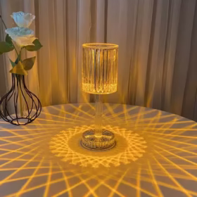 Lampe de table sans fil or Diamond