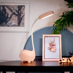 Lampe de bureau enfant rose Diplodoc