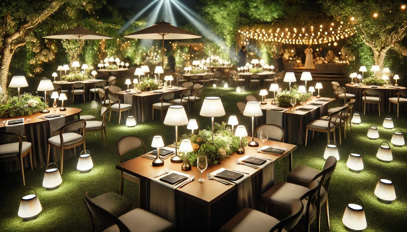 Luminaires sans fil réception extérieure