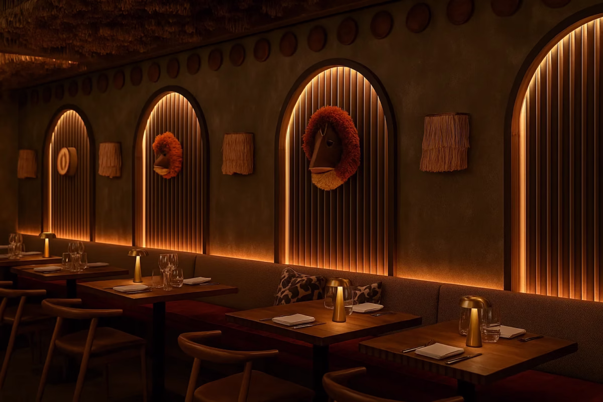 lampes de table sans fil pour restaurant