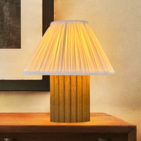 Lampe conique bois rechargeable WD01