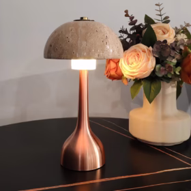 Lampe hôtel marbre LED rechargeable MPCL-21S1