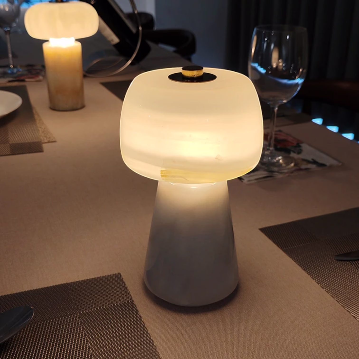 2-Lampe sans fil pro MPCL-43S3 Lampe marbre de table bar LED MPCL-43S3