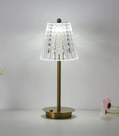 Lampe LED Tactile Rechargeable Cristal-1