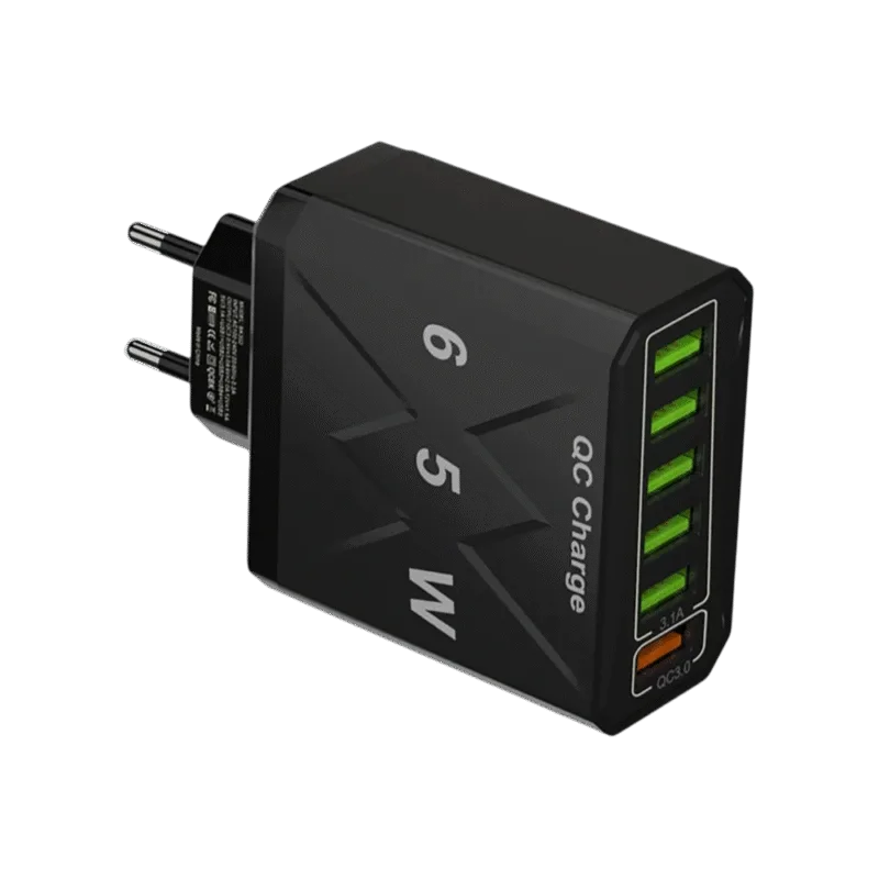 Chargeur USB 6 ports 65W QC3.0 Vumpach-1