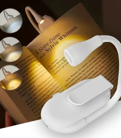 Lampe de Lecture LED Rechargeable à Clip-1