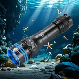Lampe Plongée Étanche Professionnelle Ekaiou D100-1