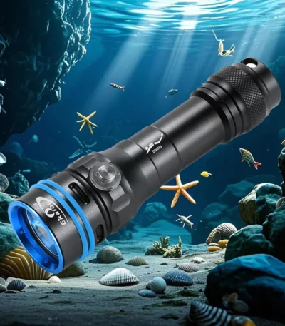 Lampe Plongée Étanche Professionnelle Ekaiou D100-1