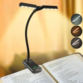 Lampe Lecture Clip Double Tête LED-1