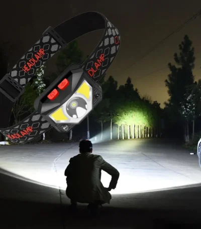 Lampe Frontale LED XPG COB-1