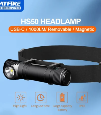 Lampe Frontale Rechargeable NATFIRE HS50-1