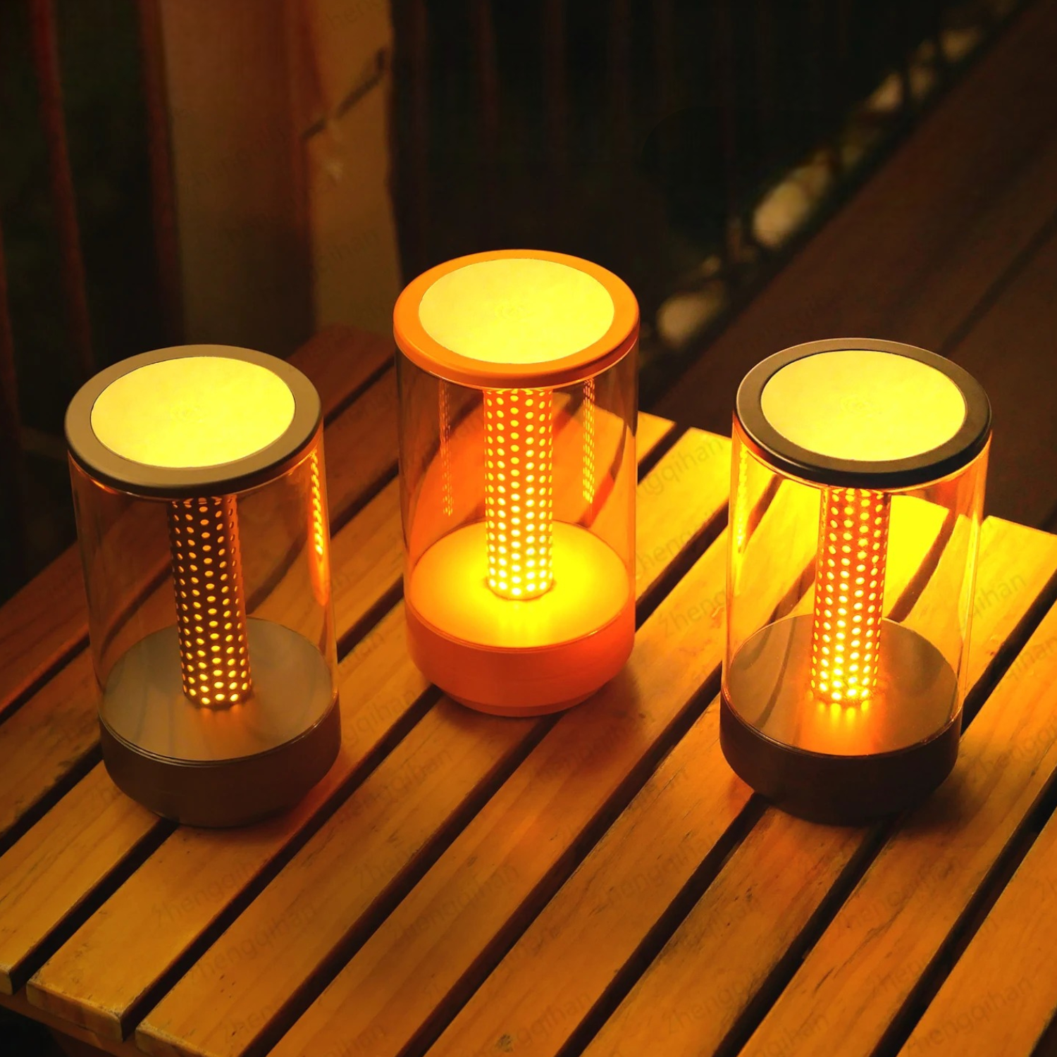 Bougie LED Tactile Rechargeable Sans Fil-9 Bougie LED Tactile Rechargeable Sans Fil-9