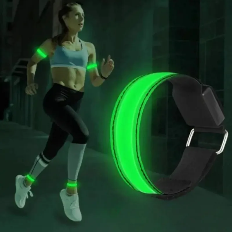 Brassard LED Running Rechargeable USB-3