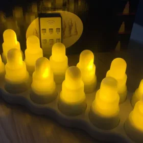 Bougies LED Rechargeables Sans Fil Pack 12-1