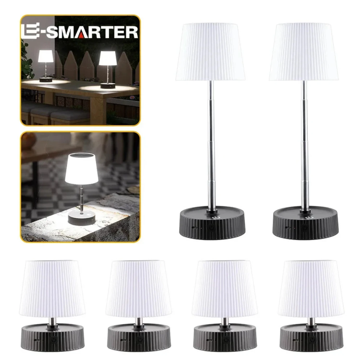 Lampe Bureau Portable LED E-SMARTER-1 Lampe Bureau Portable LED E-SMARTER-1